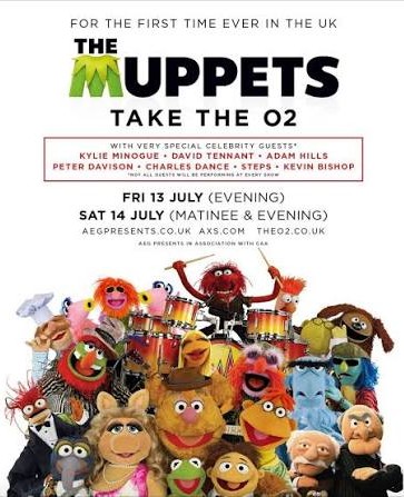 The Muppets Take The O2のポスター
